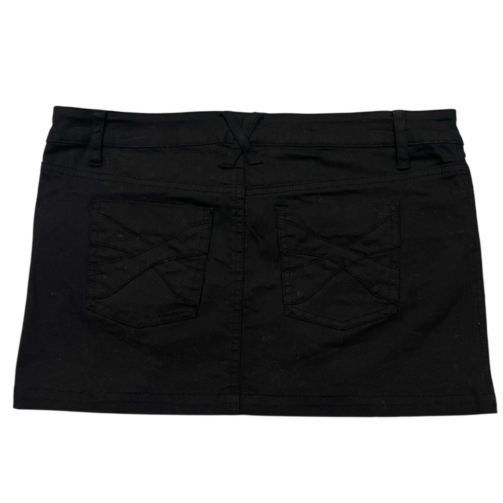 Royal Bones Black Star Print Micro Mini Skirt Size Large - Picture 4 of 4